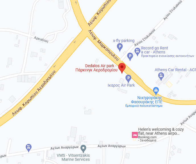 dedalos air park map